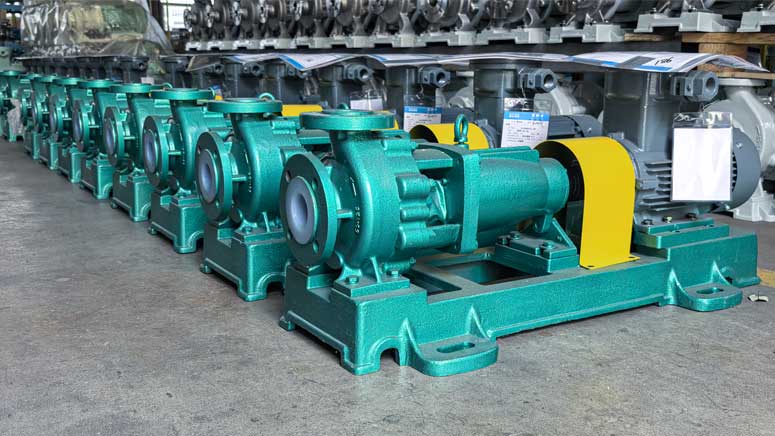 acid-resistant PTFE centrifugal pumps